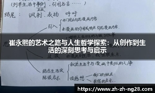崔永熙的艺术之路与人生哲学探索：从创作到生活的深刻思考与启示